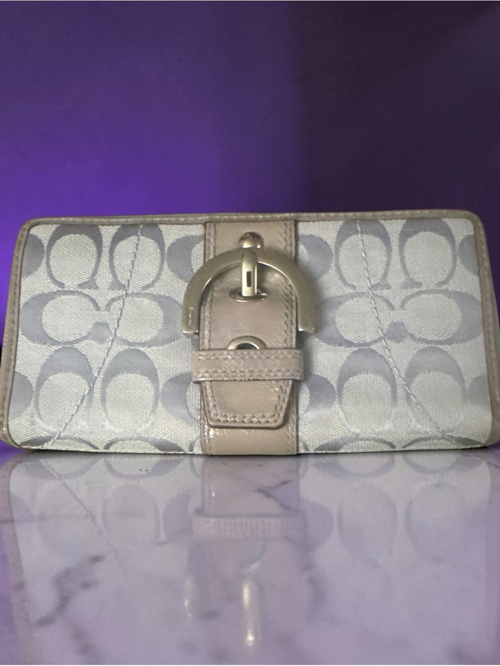 Coach Signature Canvas Wallet